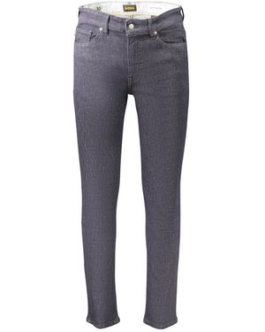 BOSS Jeans ,Blauw ,Katoen Delaware Soft-Motion Jeans