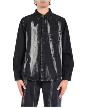 Arte' Denim Shirts - Black