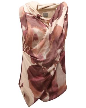Malloni Tops ,Veelkleurig ,Senna Waistcoat - Bruin