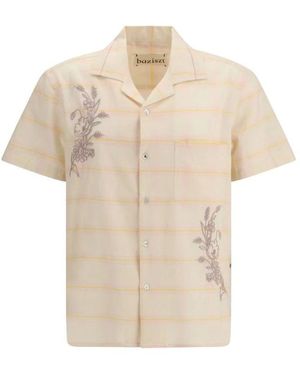 BAZISZT Short Sleeve Shirts - Natural