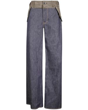 Sacai Straight Jeans - Azul