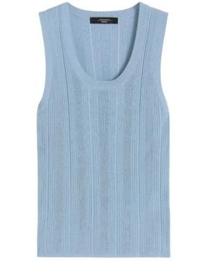 Weekend by Maxmara Sleeveless Tops - Bleu
