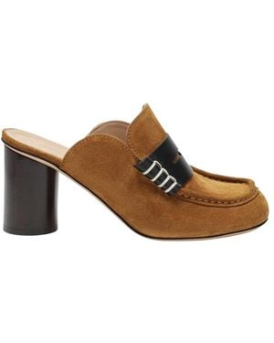 JW Anderson Loafer-Pantolette Mit Geschlossener Zehenpartie - Braun
