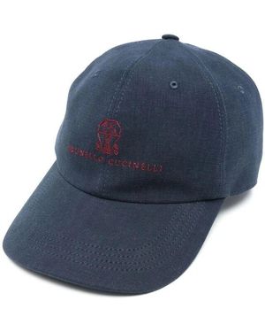 Brunello Cucinelli Stylischer C813 Hut Für Männer - Blau