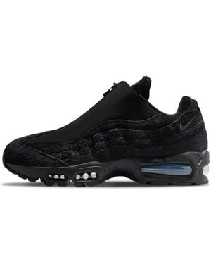Nike Fitness ,Zwart ,Suède Air Max 95 Big Bubble
