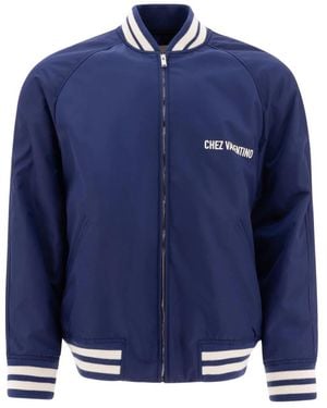 Valentino Bomber Jackets - Blue