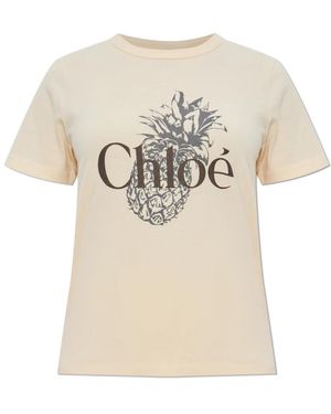 Chloé T-Shirts - Neutro