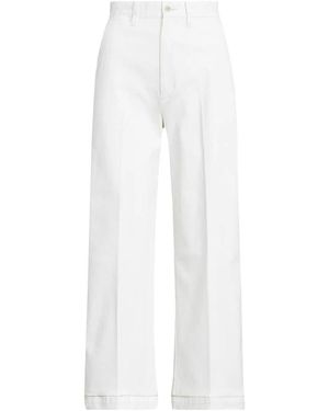 Polo Ralph Lauren Wide Trousers - White