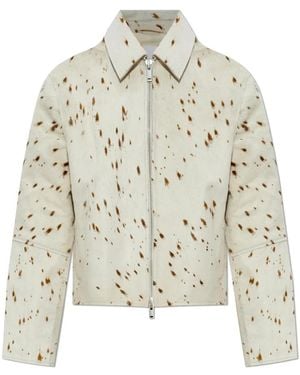Samsøe & Samsøe Leather Jackets - Blanco