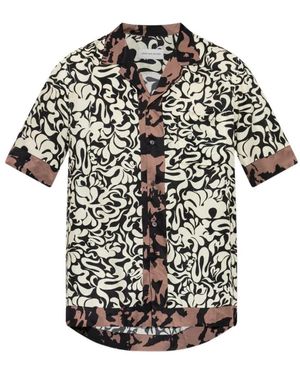 Dries Van Noten Short Sleeve Shirts - Black