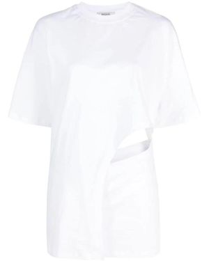 Gauchère Tops ,Wit ,Katoen Asymmetrisch Katoenen T-Shirt