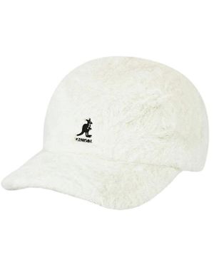 Kangol Accessoires ,Wit ,Nylon Furgora Spacecap Crèmekleurige Wintermuts