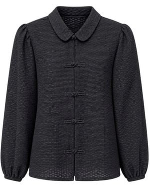 2-Biz Overhemden ,Zwart ,Blouses