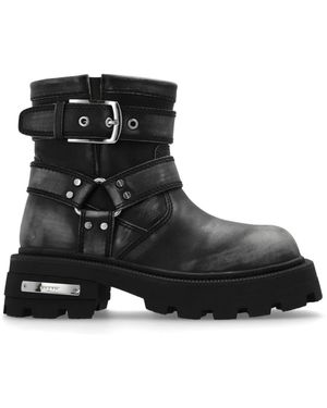 Eytys Dominique Stiefeletten mit Schnalle - Schwarz