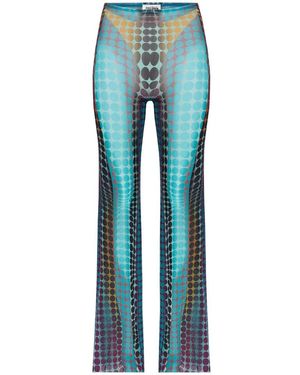 Jean Paul Gaultier Wide Trousers - Blue