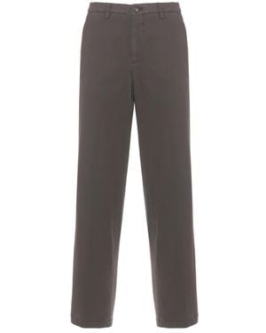 BRIGLIA Broeken ,Bruin ,Katoen Geknipte Broek - Grijs