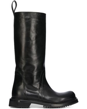 Rick Owens High Boots - Zwart