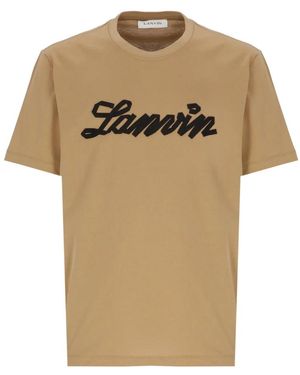 Lanvin T-Shirts - Natural