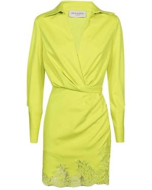 Ermanno Scervino Short Dresses - Yellow