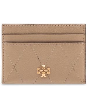 Tory Burch Charlie Card Case - Natur