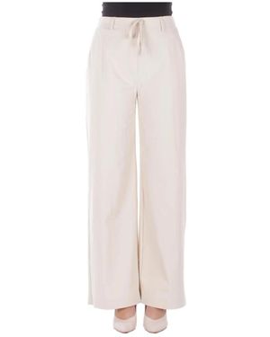 Max Mara Broeken ,Wide Broeken - Naturel