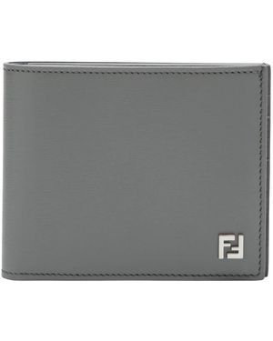 Fendi Squared Ff Wallet - Grau