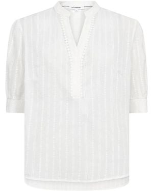 co'couture Overhemden ,Wit ,Blouses