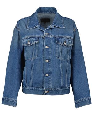 MM6 by Maison Margiela Denim Jackets - Blauw