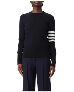 Thom Browne Round-Neck Knitwear - Noir