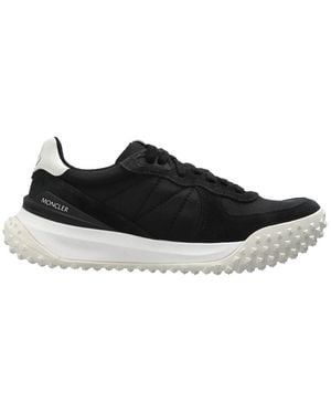 Moncler Schoenen ,Zwart ,Leer City Trek Low Top