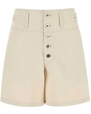 Jil Sander Denim Shorts - Natural