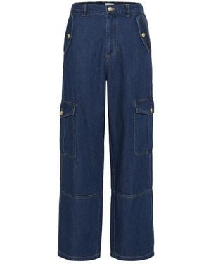 Part Two Straight Jeans - Azul