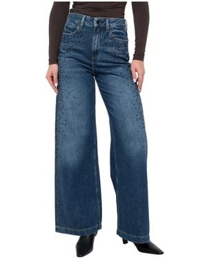 Guess Bellagio Wide Jeans - Blauw