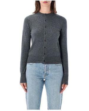 Extreme Cashmere Truien & Vesten ,Grijs ,Kasjmier Little 2 Cardigan - Zwart