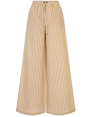 Max Mara Wide Trousers - Natural