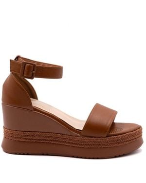 Alviero Martini 1A Classe Wedges - Brown