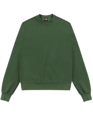 Colmar Hoodies & Sweatvesten ,Groen ,Katoen Needlecord Crew-Neck Sweatshirt