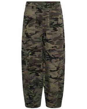 Kaffe Wijde Broek - Groen