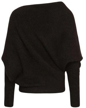 Gestuz Round-Neck Knitwear - Noir