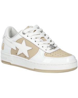 A Bathing Ape Sta 6 L Panelled Sneakers - Wit