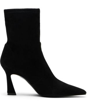 Stuart Weitzman Schoenen ,Zwart ,Leer Vinnie Bootie 85