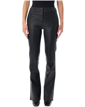 Arma Leather Trousers - Blu