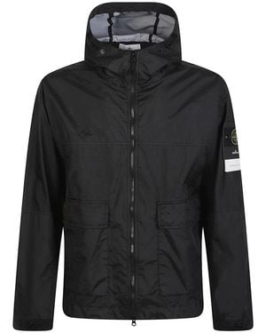 Stone Island Wind Jackets - Nero