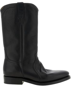 Jil Sander Cowboy Boots - Negro