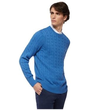 Brooks Brothers Round-Neck Knitwear - Bleu