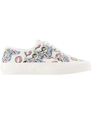 Maison Kitsuné Schoenen ,Veelkleurig ,Dancing Girls Sneakers - Wit