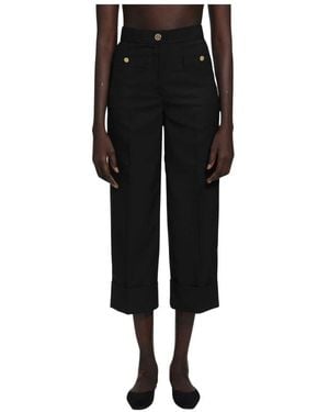 Thom Browne Cropped Trousers - Negro