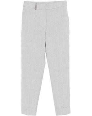 Peserico Cropped Jeans - Grijs