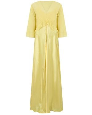 Alberta Ferretti Maxi Dresses - Yellow