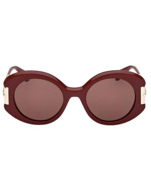 Max Mara Accessoires ,Rood ,Mm 0188 Zonnebril - Paars